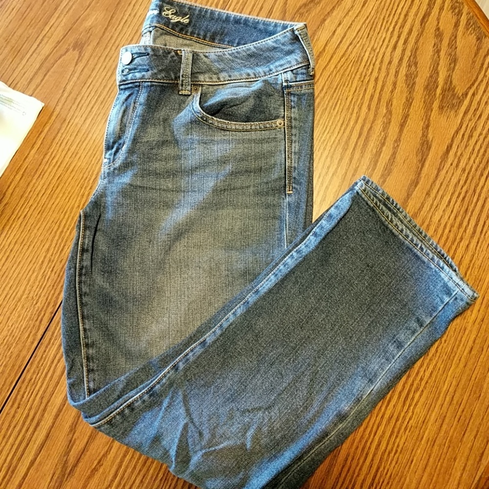 Denim crop